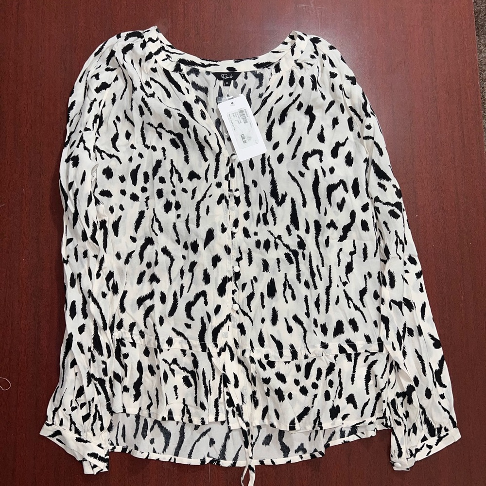 Rails marti cheeta Print Blouse - Picture 5 of 6